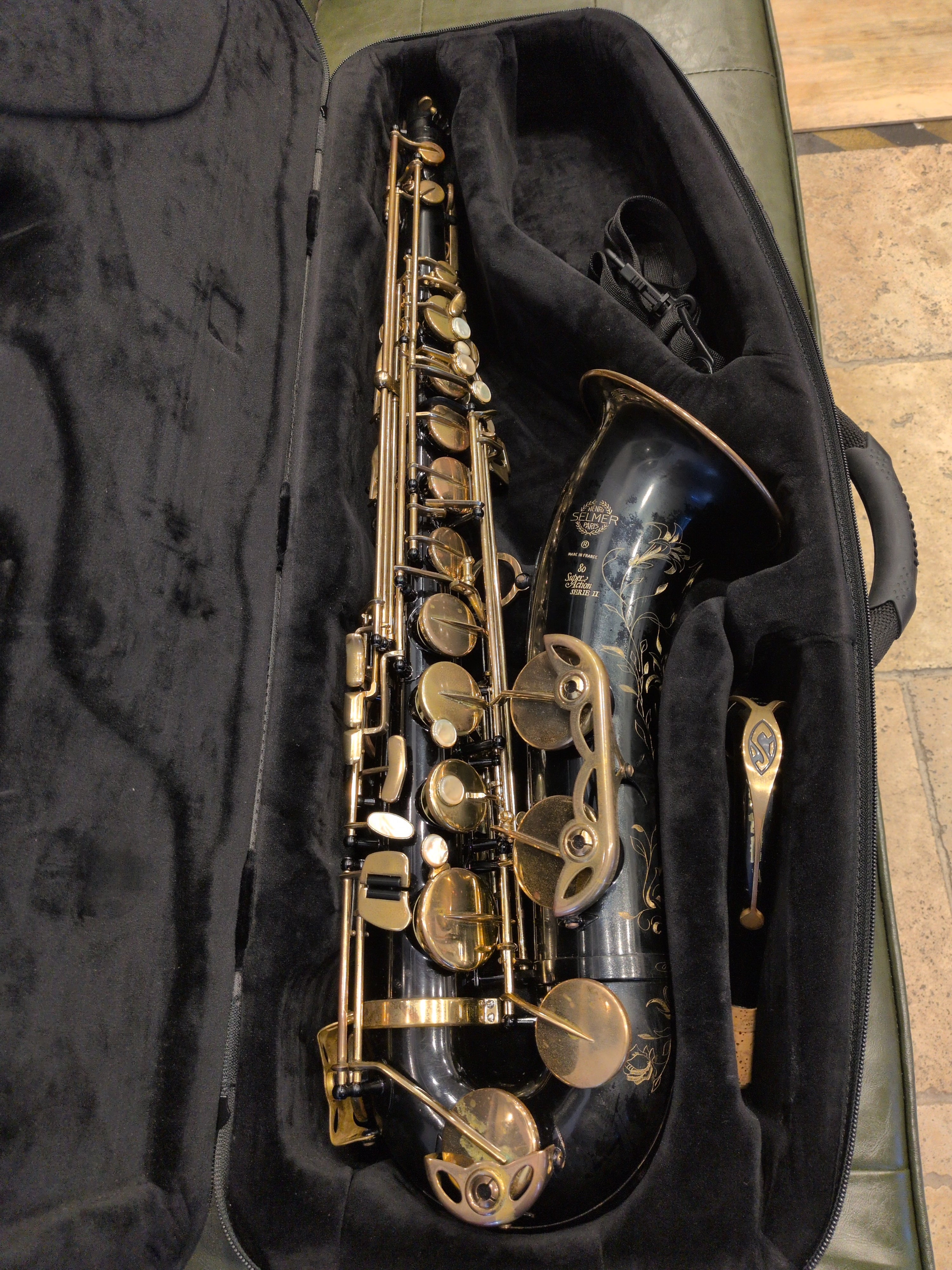 SELMER サックス 80 Super Action Series II Selmer Super Action 80 Series II Tenor Saxophone – Black Lacquer