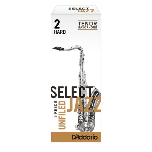 D'Addario Select Jazz Tenor Saxophone Reed (Unfiled)