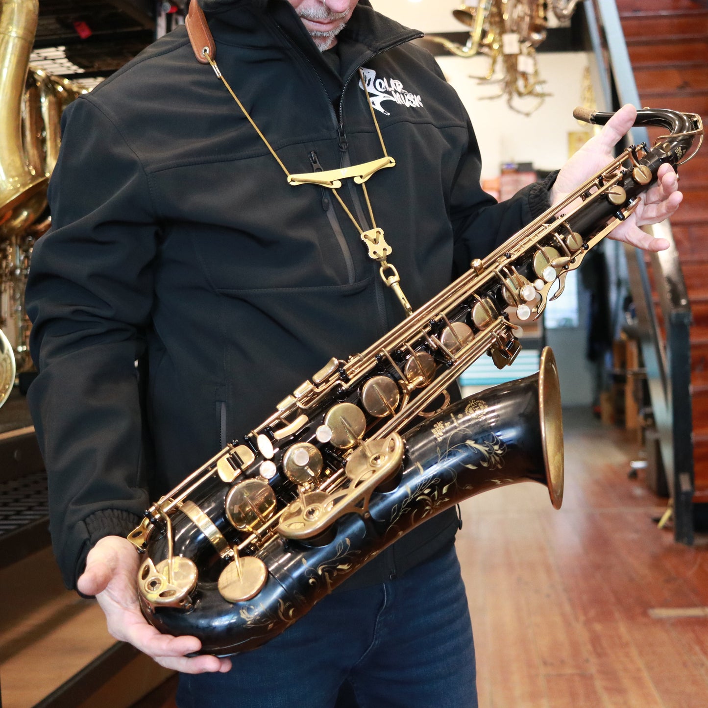 Selmer Super Action 80 Series II Tenor Saxophone – Black Lacquer (Second-Hand, Freshly Serviced) N.789725