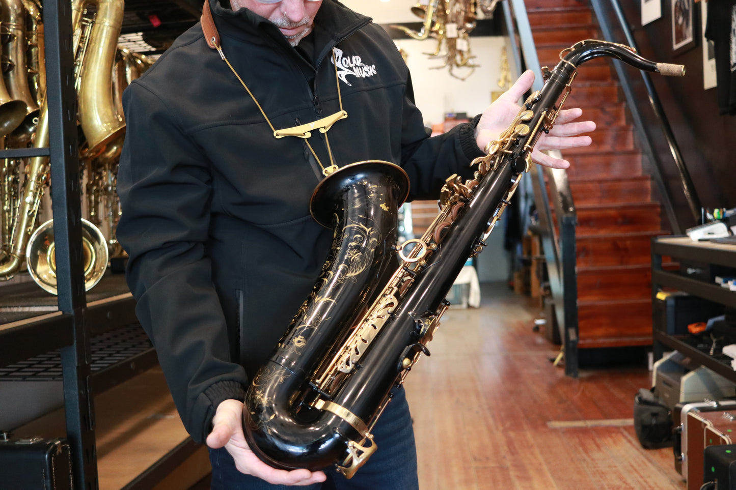 Selmer Super Action 80 Series II Tenor Saxophone – Black Lacquer (Second-Hand, Freshly Serviced) N.789725