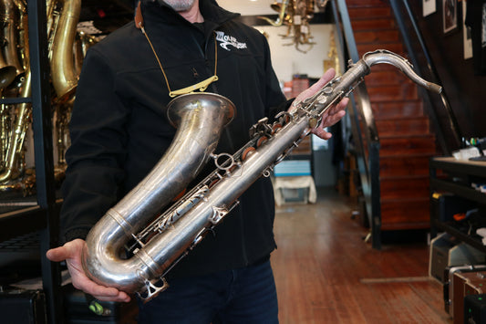 Selmer Mark VII Tenor Saxophone Silver plate 2nd Hand S/N:245525