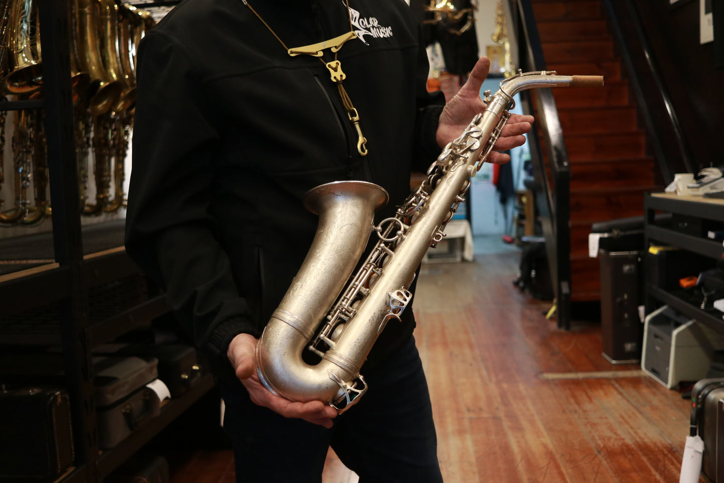 Selmer Balanced Action Alto Saxophone Serial No. 23651 (Circa 1937) – Silver Plated with Gold Wash Bell | Vintage | Mechanically Refurbished | Rare Professional French Saxophone