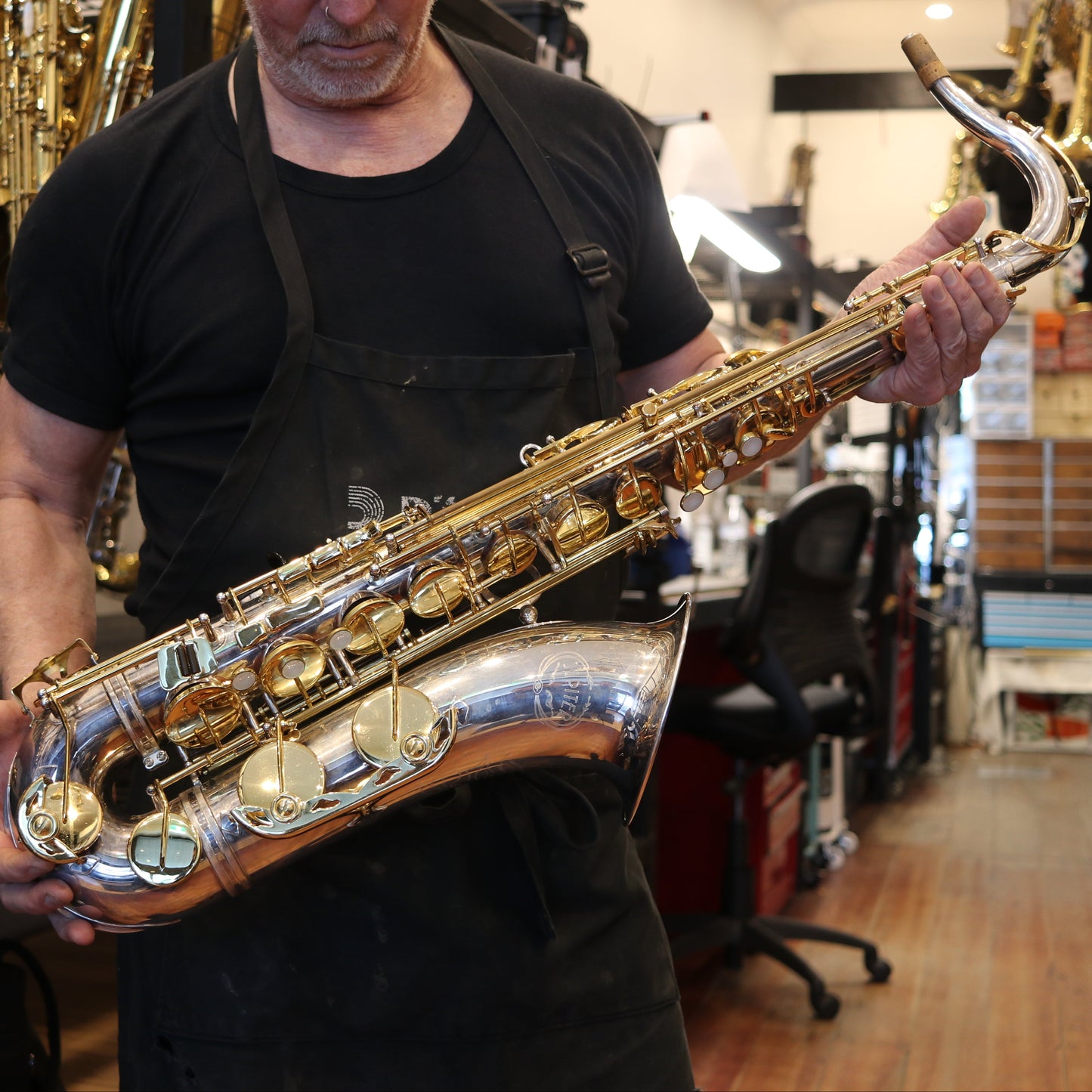 Jupiter JTS-889 Silver & Gold Tenor Saxophone (2nd hand)